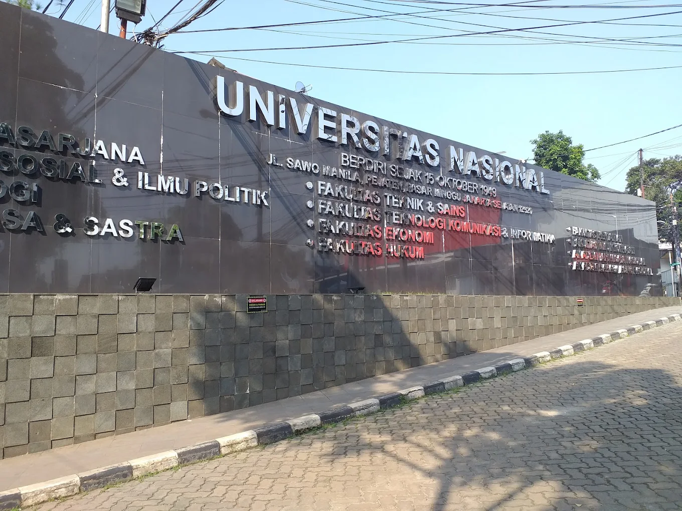 UNIVERSITAS NASIONAL